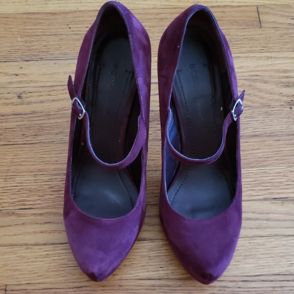 BCBGeneration Shoes - BCBGeneration suede Mary Jane Pumps  (used)